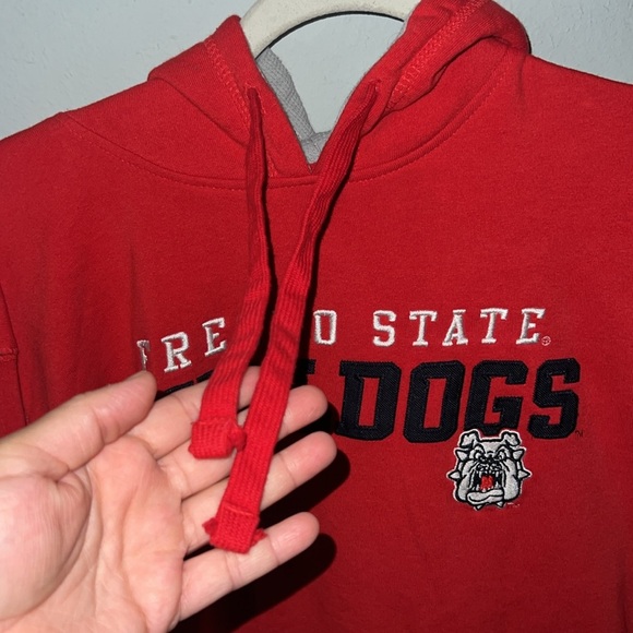 Bright Red Quarter-Zip Athletic Sweater - Picture 3 of 7